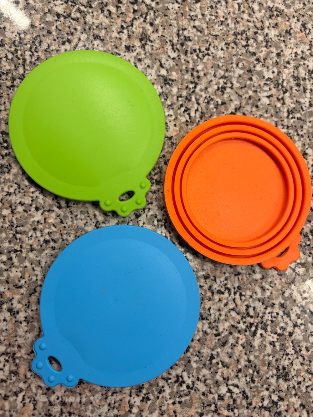 Silicone Lid for Cans Set - Blue, Green, Orange